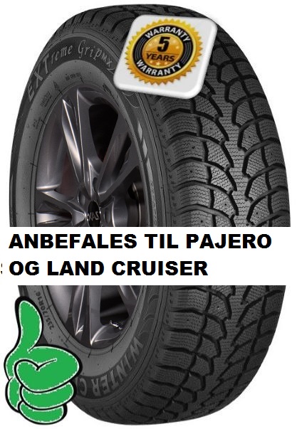 VINTERDEKK TIL TOYOTA LAND CRUISER OG MITSUBISHI PAJERO